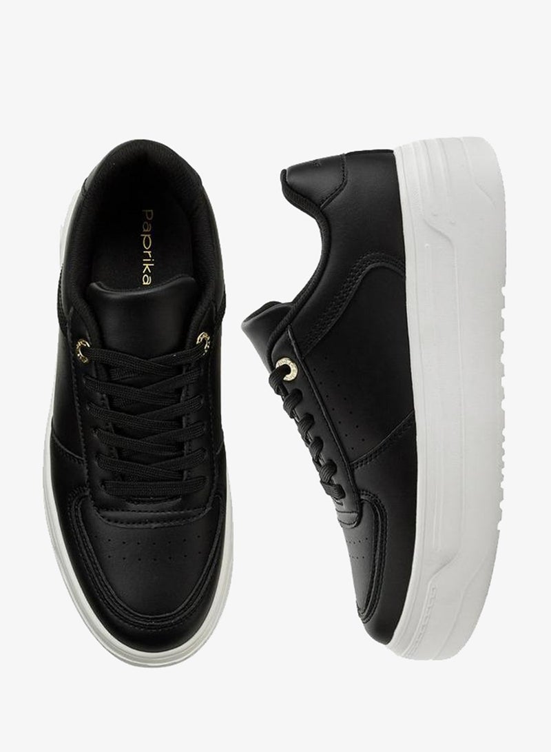 Paprika Women Lace-Up Ankle Sneakers - Image 3